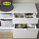 IKEA VIHALS Meja TV Dengan Laci Kuat Minimalis Putih 146x37x50 cm