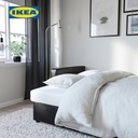 IKEA FRIHETEN Sofa Bed 3 Dudukan Minimalis Bomstad Hitam