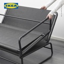 IKEA HAMMARN Sofa Bed Knisa Abu-Abu Tua 120cm