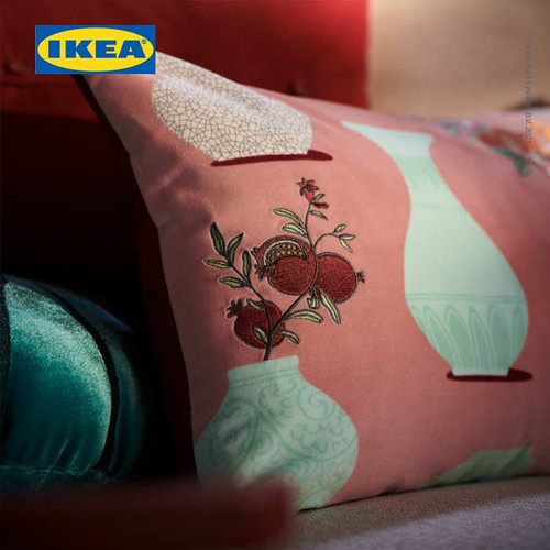 IKEA FOSSTA Sarung Bantal Kursi Sofa Pink 58x40cm