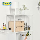 IKEA BAGGEBO Rak Serbaguna Minimalis Bahan Baja 60x25x116 cm