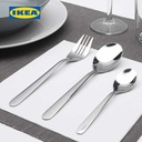 IKEA FORNUFT Set Peralatan Makan Bahan Baja Tahan Karat Isi 18pcs