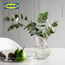 IKEA PADRAG Vas Bunga Kaca Dekorasi Meja 17cm