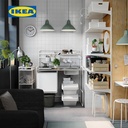 IKEA SUNNERSTA Dapur Mini Stainless Steel 112x56x139 cm