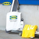 IKEA EFTERTRADA Tote Bag Bahan Katun - Putih