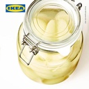 IKEA KORKEN Stoples dengan Penutup Kaca Bening 1.8l