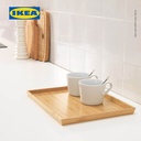 IKEA OSTBIT Nampan Makanan atau Minuman dari Bambu 20x28 cm