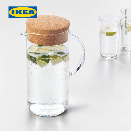 IKEA 365+ JUG Botol Bening 1.5L dengan tutup