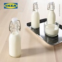 IKEA KORKEN Botol Air Minum 15cl dengan penutup Isi 3pcs