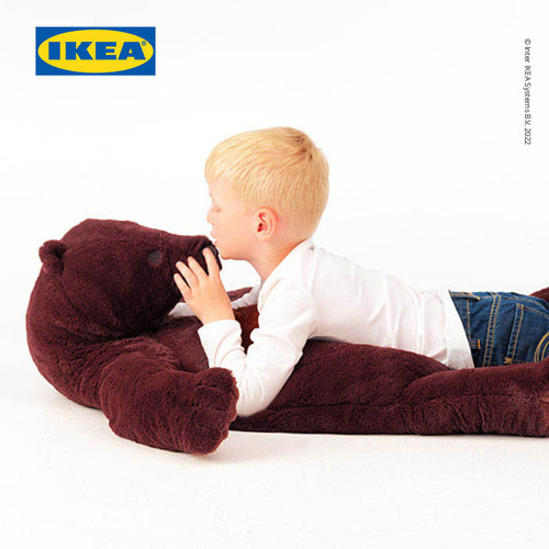 IKEA DJUNGELSKOG Boneka Beruang Besar Coklat