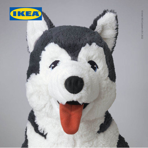 IKEA LIVLIG Boneka Anjing Bahan Poliester 57 cm