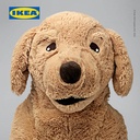 IKEA GOSIG Boneka Anjing Bahan Poliester 70 cm