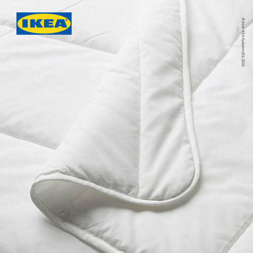 IKEA LEN Selimut Bayi 110x125 cm Putih Isian Poliester