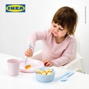 IKEA KALAS Mangkok Bayi Warna-Warni Isi 6pcs BPA Free