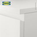 IKEA MALM Lemari Laci 3 Susun Putih Minimalis 80x78 cm