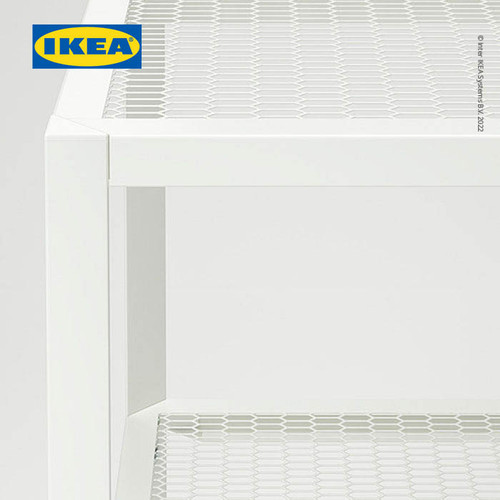 IKEA BAGGEBO Meja TV Minimalis Putih 90x35x40 cm