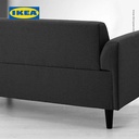 IKEA HEMLINGBY Sofa 2 Dudukan Abu-Abu Tua Minimalis