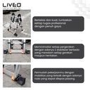 Tangga Double Magic Telescopic Liveo LV-222 / Tangga Lipat Alumunium