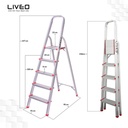 LIVEO Tangga Lipat Household Ladder 5 Step LV-105