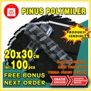 Pinus Plastik Polymailer 20 x 30cm isi 100pcs Olshop Packing +Perekat