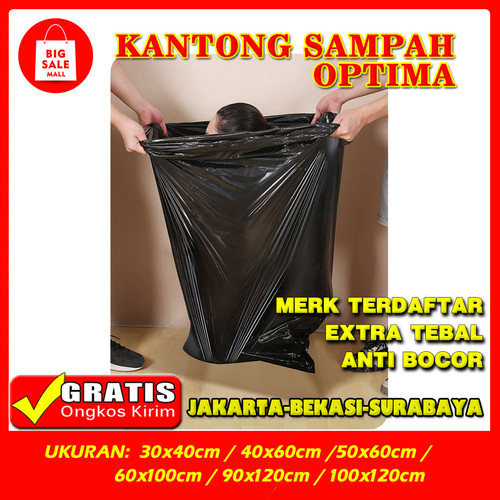 Kantong Plastik Sampah 30 x 40cm isi 100 lembar Extra Tebal Tidak Bau