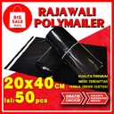 Plastik Polymailer 20x40cm isi 50 pcs RAJAWALI Olshop Packing Premium