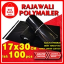 Plastik Polymailer 17x30cm isi 100 pcs RAJAWALI Olshop Packing Premium