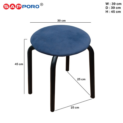 SAPPORO KB01 - Kursi Bakso | Kursi Susun Bulat | Dining Chair