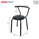 SAPPORO KC121 - Kursi Cafe | Kursi Susun | Dining Chair