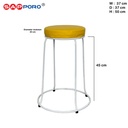 SAPPORO KB03 - Kursi Bakso | Kursi Susun Bulat | Dining Chair