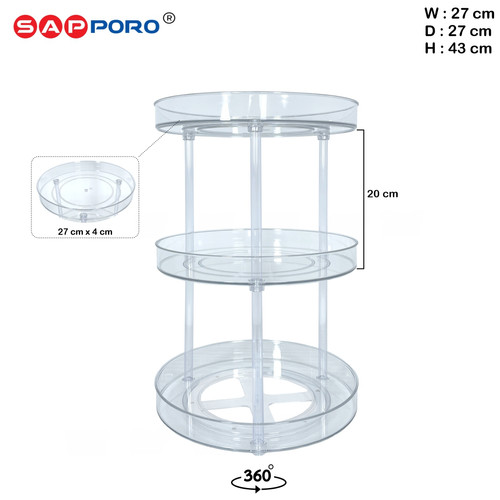 SAPPORO JAMTON - Rak Multifungsi 3 Tingkat | Multifunction Rack