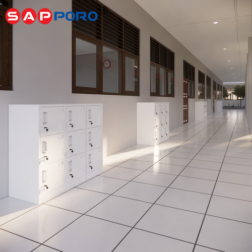 SAPPORO BREMEN 9 - Loker Besi 9 Pintu | Steel Locker 9 Doors