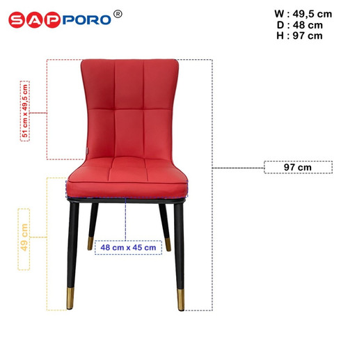 SAPPORO ACERENZA - Meja Makan Set Marmer | Dining Set Marmer