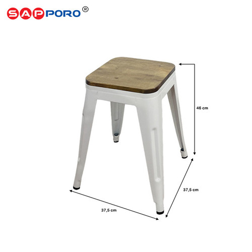 SAPPORO TAAVETTI - Meja Makan Set | Meja Tolix Set | Dining Table Set