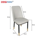 SAPPORO MAZARA - Meja Makan Set Marmer | Dining Set Marmer