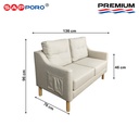 [ SUPER SALE ] SAPPORO MANDAL 2 - Sofa 2 Seater | Scandinavia Sofa