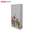 SAPPORO BARI - Lemari Pakaian Besi 2 Pintu | Steel Wardrobe 2 Doors