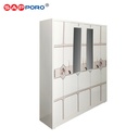 SAPPORO LICATA - Lemari Pakaian Besi 4 Pintu | Steel Wardrobe 4 Doors