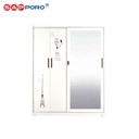 SAPPORO POALINA - Lemari Pakaian Besi Sliding Door Cermin