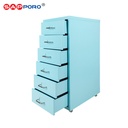 SAPPORO ALZEY - Lemari Kantor | Lemari Besi Portable 6 Laci