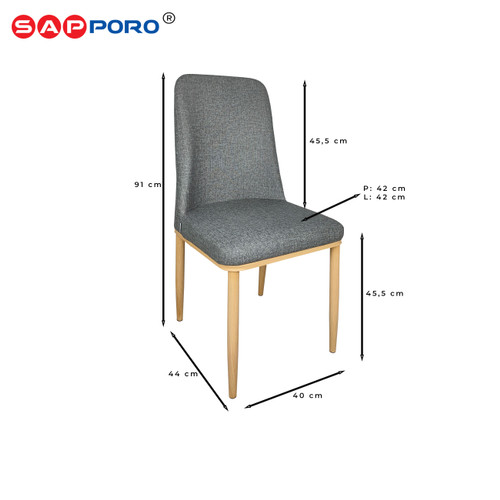 SAPPORO NEMOLI - Meja Makan Set Motif Marmer | Dining Set Rock Beam