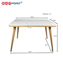 SAPPORO CONDOTTI - Meja Makan Marmer | Dining Table