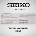 Seiko Jam Dinding QXM290S 46.5 cm Brown Marble Pattern Original