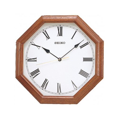 Jam Dinding kayu Seiko Clock Analog QXA152B 32cm Quartz Ori