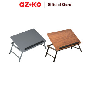 AZKO Odi Meja Lipat Laptop Folding Table Foldable Study Desk Meja Belajar Mini Serbaguna Tatakan Laptop Notebook Minimalis Table - Abu-abu Tua