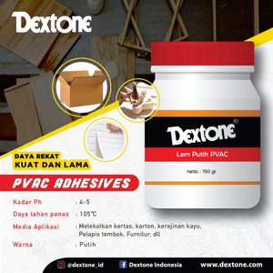 Lem Putih Dextone PVAC 150 Gr