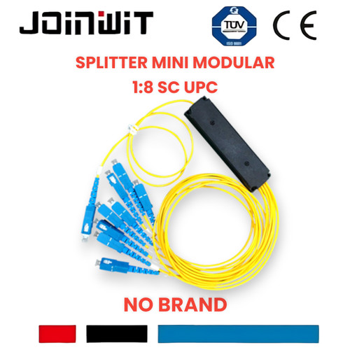 pasif splitter 1:8 UPC PASSIVE 1*8 upc biruu MINI MODULAR FIBER OPTIC