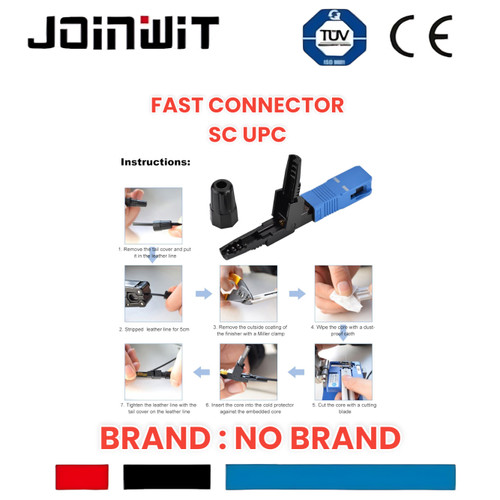 FAST CONNECTOR SC UPC 1 PACK / fast konektor sc upc biru 10pcs