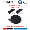 VELCRO MAGIS TAPE 25M X 2CM HITAM perekat 25meter X 2cm