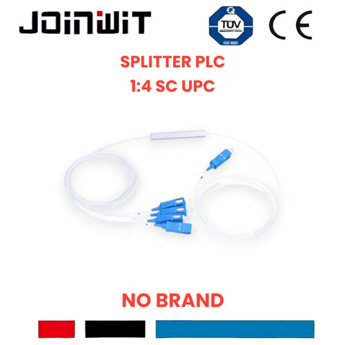 1x4 PLC Splitter Micro 1:4 SC UPC Mini Tube FO Fiber Optic pasif 1 4